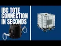 Caged IBC Tote 2 NPT Adapter