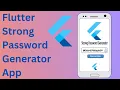 Random Password Generator Application With Flutter Learn Flutter App Development Courses