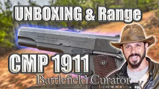 Unboxing a U S Army M1911A1 from the CMP Range Test and Review