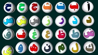 أنشودة الحروف الهجائية نطق الحروف العربية وعرض مثال لكل الحروف الهجائية العربية جديد 