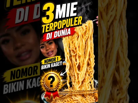 3 Mie Paling Populer di Dunia😱#shortvideo