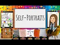 Self Portrait Art Lesson for Kids Step-by-Step Drawing Project