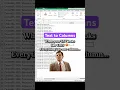 How to Instantly Split a Messy CSV into Columns in Excel text to columns