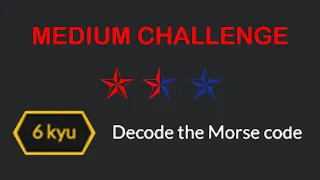 Lets code a Morse-Code decoder