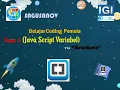 TUGAS 3 VARIABEL JAVASCRIPT via Brackets Coding Pemula
