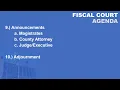 Woodford County Fiscal Court August 11 2026