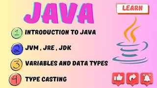 Java Programming for Beginners Introduction JVM JRE JDK Variables Type Casting