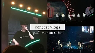 concert vlogs got7 monsta x bts