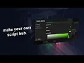 how to make your own roblox script hub tutorial