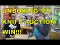eBay for beginners 2020 Ep 79 - Unboxing my knife auction win from What The Hale