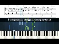 Olivia Rodrigo - less - Piano Tutorial with Sheet Music