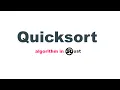Quicksort algorithm implemented in Rust language with an easy to remember partitioning function