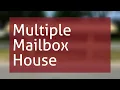 Multiple Mailbox House Woodworking Plans