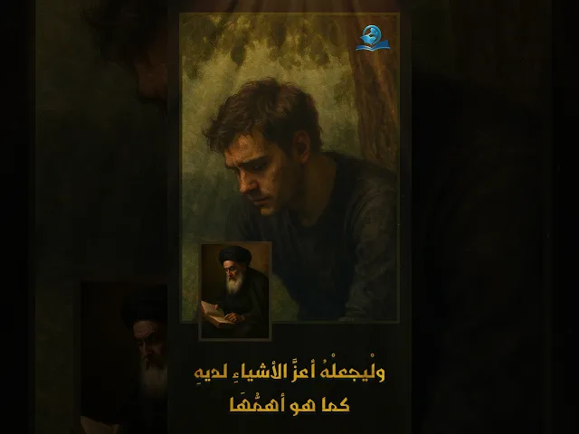 ⁣مِن نصائحِ المرجعِ الأعلى سماحةِ السّيّدِ عليِّ الحسينيِّ السّيستانيِّ للشّبابِ المؤمنِ