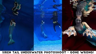 i did an underwater photoshoot in the siren tail