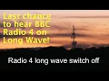 BBC Radio 4 on long wave shuts down at the end of June 2026