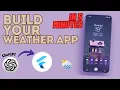 Build Your Weather Forecast APP in 5 minutes with Help of AI