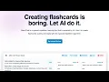 Creating Flashcards with MemChat AI