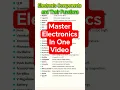 All Electronic Components Names and Functions - SMD Components Complete Guide