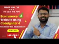 Create route and env file and load the view in codeigniter 4 Full stack web developer ecommerce