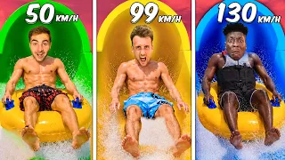 GARA di VELOCITÀ nell'ACQUAPARK più GRANDE d'EUROPA!! ⚡😱