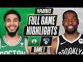 CELTICS at NETS FULL GAME HIGHLIGHTS May 22 2021
