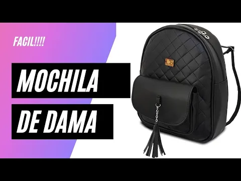 Download MP3 FÁCIL! | Mochila / Morral de Dama en Polipiel