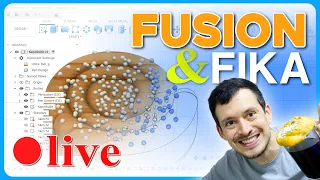 Hot 'n' Sticky // Fusion & Fika Live CAD Session
