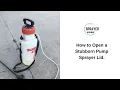 Open a Stubborn Pump Sprayer Lid