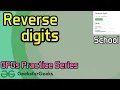 Reverse digits Practice GeeksforGeeks