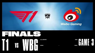 WBG vs. T1 - Game 3 | FINALS Stage | 2023 Worlds | Weibo Gaming vs T1 (2023)