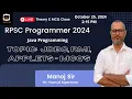 25 JDBC MCQ s RMI MCQ s Applets MCQ s RPSC Programmer Happy Coding Java By Manoj Sir