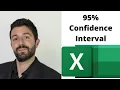 95 Confidence Interval Excel