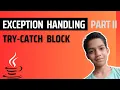 Exception Handling in Java Part II Java