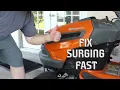 FIXING THE LAWN MOWER SURGING PROBLEM SKILL LEVEL EASY