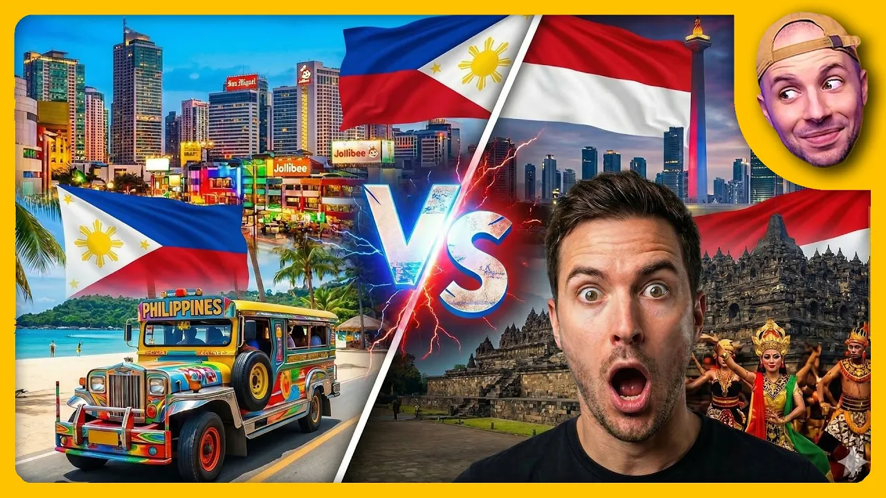 Indonesia VS Philippines | 10 Biggest Differences | reaction