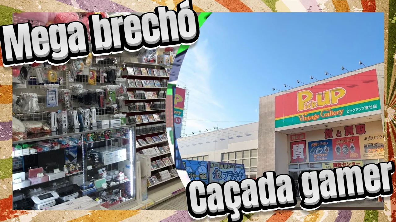 CAÇADA GAMER NO JAPAO LOJA DE GAMES RETRO ÍNCRIVEL DS MUITO BARATO