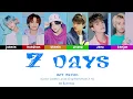 NCT DREAM (엔시티드림) - 7 Days (내게 말해줘) (Color Coded Lyrics Eng/Rom/Han/가사)