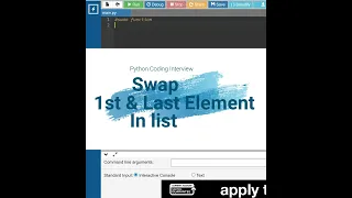 Python Tricks - Swap first and last element in the list