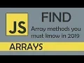 find and findIndex in JS - Array methods you must know in 2019