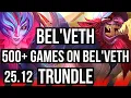 BEL VETH vs TRUNDLE TOP 4 Legendary 500 games KR Diamond 25 12