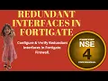 Lecture-20 Configure Verify Redundant Interfaces in Fortigate