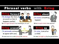 Phrasal Verbs with Bring - English Grammar Lesson