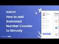 How to add an Animated Number Counter to Simvoly