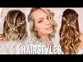 Wedding Hairstyles you can do BY YOURSELF - Kayley Melissa