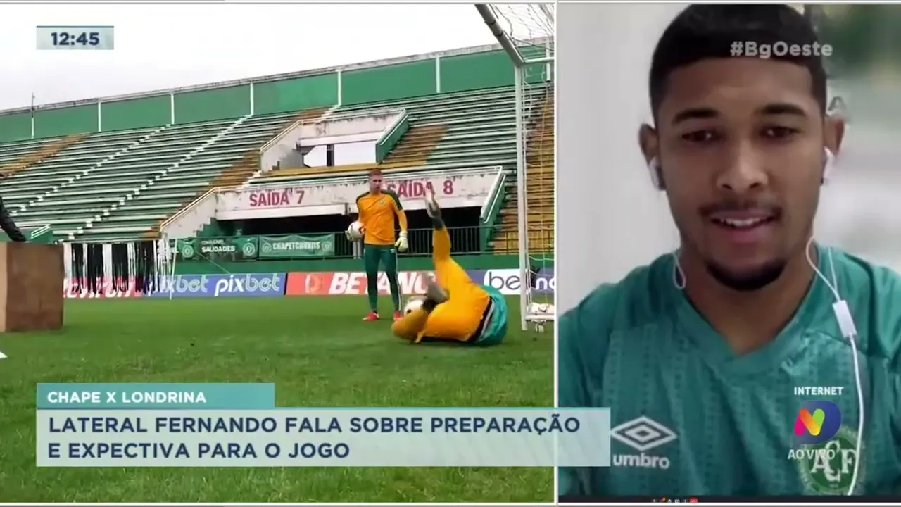 Chapecoense x Londrina: Lateral Fernando fala sobre preparação e expectativa para o jogo