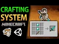 Minecraft Crafting System in Unity
