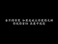 男人不该让女人流泪 苏永康 (歌词版)