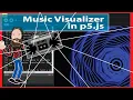 Eyeland - music visualization in p5 js