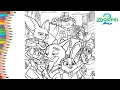 DISNEY Zootopia 2 Coloring Pages How to Color All Characters NCS Music